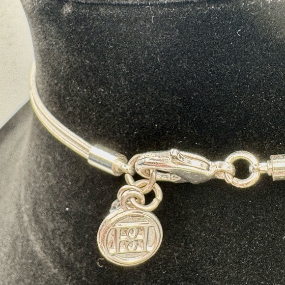 Dana Buchman Silver Double Circle Pendant Necklace - Picture 7 of 7